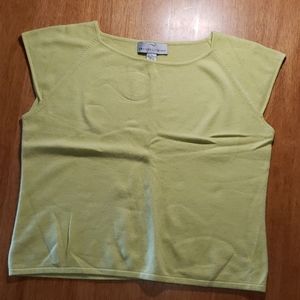 Chartreuse Precious Fibers Sweater 1X